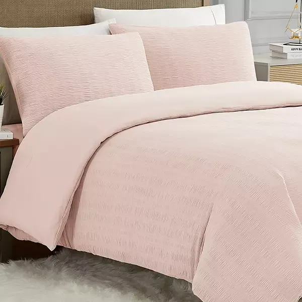 Nova Home Simply Crinkled Comforter Set -Pink (Available in Sizes) product thumbnail 9