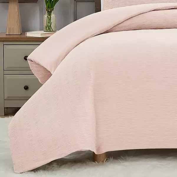 Nova Home Simply Crinkled Comforter Set -Pink (Available in Sizes) product thumbnail 8