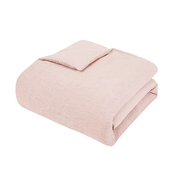 Nova Home Simply Crinkled Comforter Set -Pink (Available in Sizes) product thumbnail 2