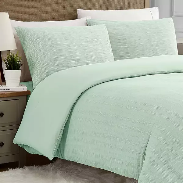 Nova Home Simply Crinkled Comforter Set -Green (Available in Sizes) product thumbnail 8
