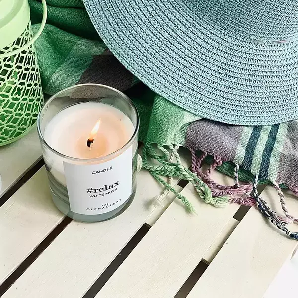 Ambientair "To Black" Scented Candle - 40 Hours - 200 g - Relax White Musk product thumbnail 3