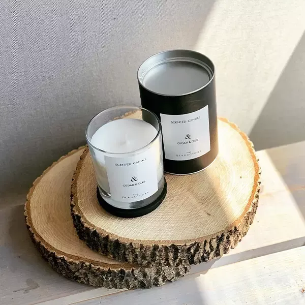 Ambientair "To Black" Scented Candle - 40 Hours - 200 g - Cedar & Oud product thumbnail 2