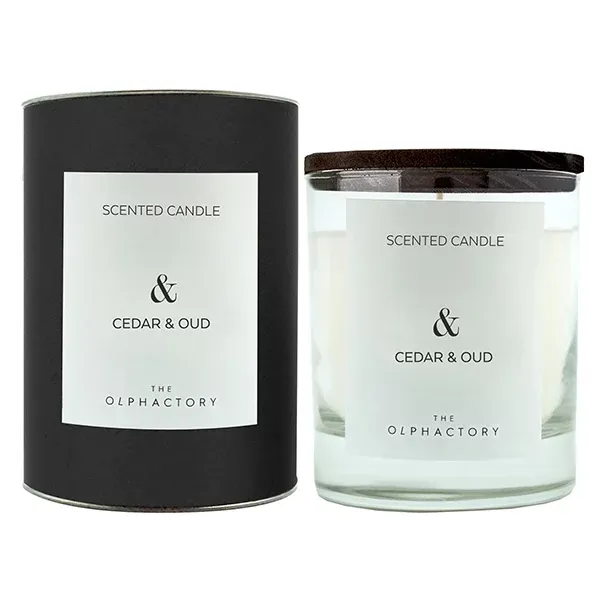 Ambientair "To Black" Scented Candle - 40 Hours - 200 g - Cedar & Oud product thumbnail 4