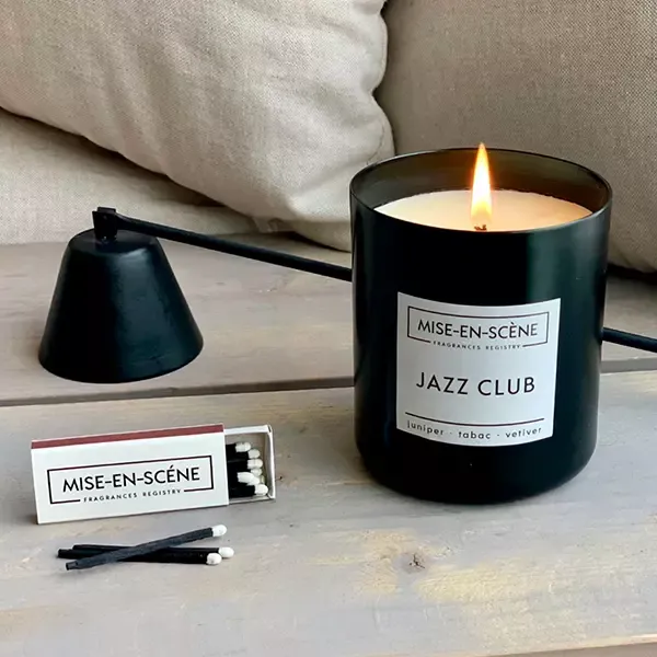 Ambientair "Mise En Scene" Scented Candle - 50 Hours - 300 g - Jazz Club product thumbnail 2