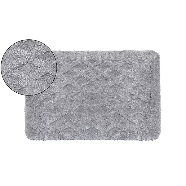 Nova Home "Athens " Bath Mat - Silver (Available in Sizes) product thumbnail 2