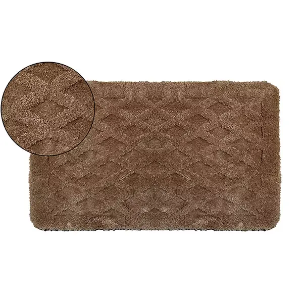 Nova Home "Athens" Bath Mat - 60x90 cm - Brown product thumbnail 2