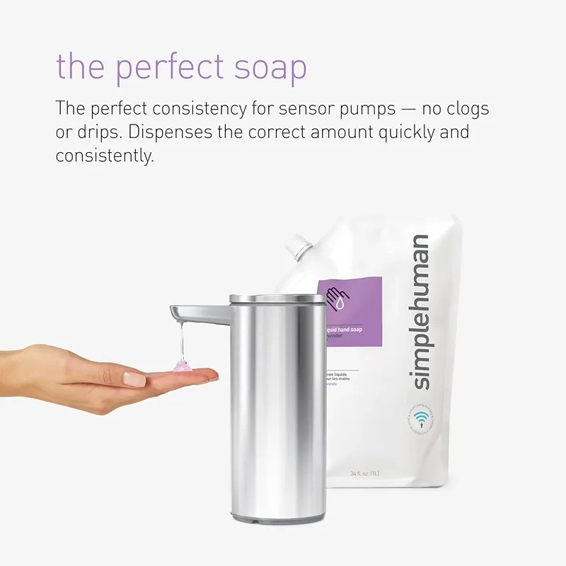 Simplehuman Liquid Soap Refill Pouch-1 L - Spring Water product thumbnail 4
