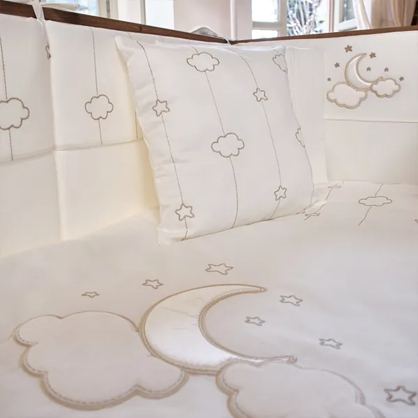 Funna Luna Elegant Baby Bed Set - 8pcs - Gold product thumbnail 3