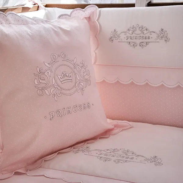 Funna Princess Baby Bed Set - 8 Pcs - Pink product thumbnail 3