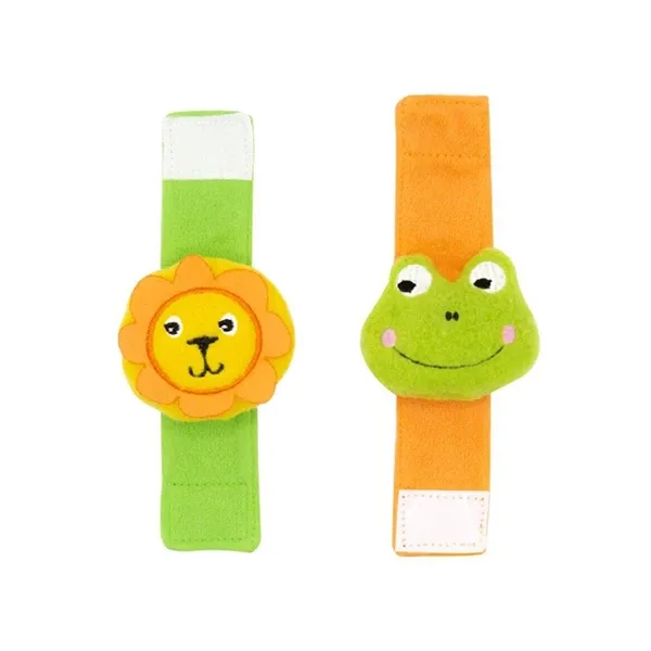 Babyjem Wrist Rattle and Baby Socks Lion & Frog - Multicolor product thumbnail 3