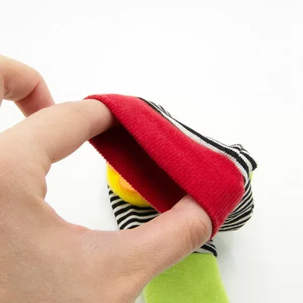 Babyjem Wrist Rattle and Baby Socks Lion & Frog - Multicolor product thumbnail 5