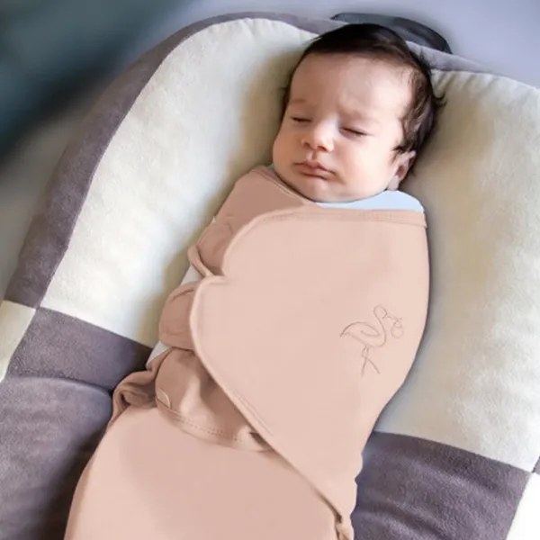 Babyjem Baby Swaddle - 100% Cotton - Salmon product thumbnail 4