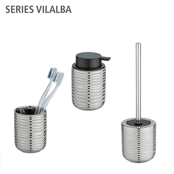Wenko "Vilalba" Toilet Brush - Ceramic - Silver product thumbnail 5