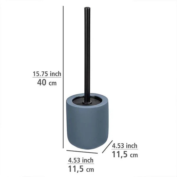 Wenko "Avellino" Toilet Brush - Ceramic - Blue product thumbnail 3