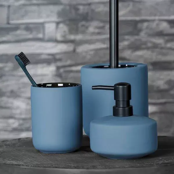 Wenko "Avellino" Toilet Brush - Ceramic - Blue product thumbnail 2