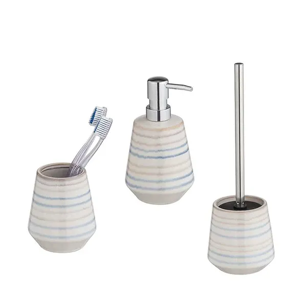 Wenko "Navalon" Liquid Soap Dispenser - Ceramic - 350 ml - Multicolor product thumbnail 7