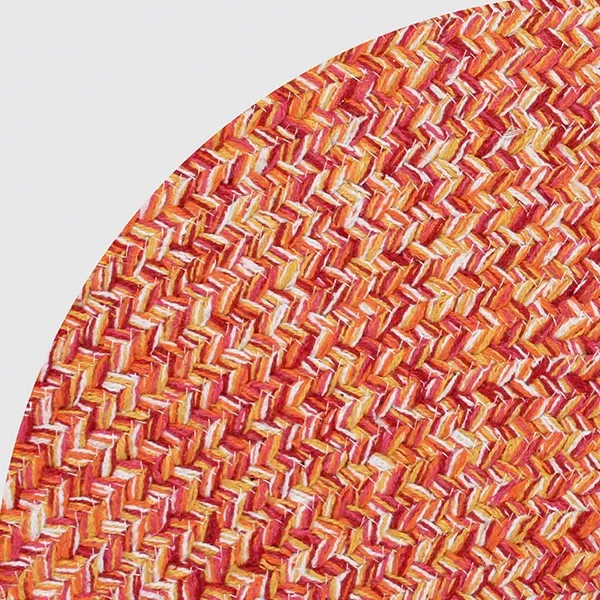 Nova Home Nexa Hand Woven Rug - 100% Cotton - 90 Cm - Orange product thumbnail 4