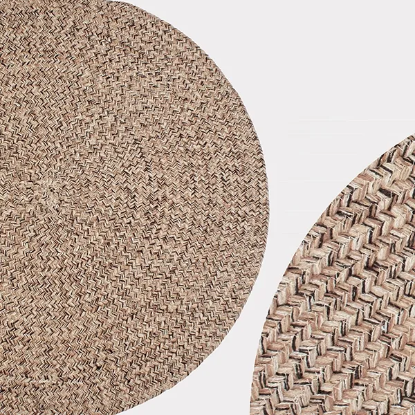 Nova Home Nexa Hand Woven Rug - 100% Cotton - 90 Cm - Beige product thumbnail 5