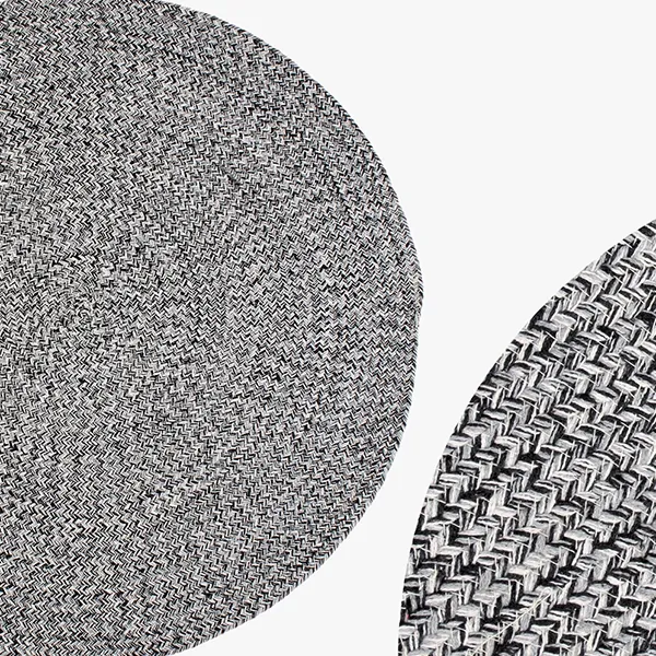 Nova Home Nexa Hand Woven Rug - 100% Cotton - 90 Cm - Grey product thumbnail 5