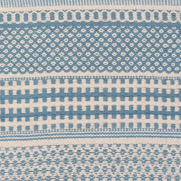 Nova Home Samaira Hand Woven Rug - 100% Cotton - 60x90 Cm - Blue product thumbnail 3