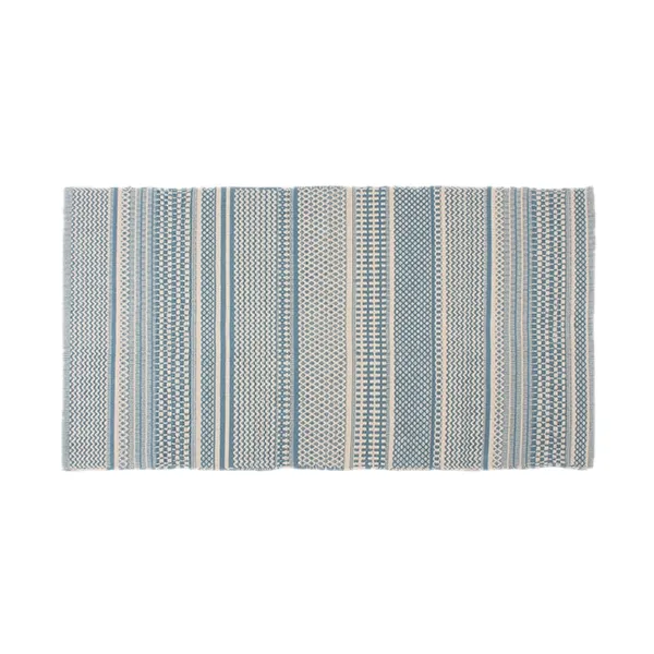 Nova Home Samaira Hand Woven Rug - 100% Cotton - Blue (Available in sizes) product thumbnail 2
