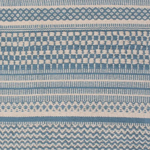Nova Home Samaira Hand Woven Rug - 100% Cotton - Blue (Available in sizes) product thumbnail 3
