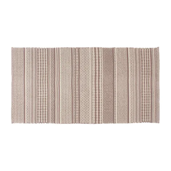 Nova Home Samaira Hand Woven Rug - 100% Cotton - 70x140 Cm - Brown product thumbnail 2