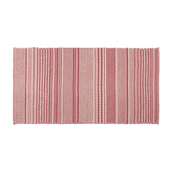 Nova Home Samaira Hand Woven Rug - 100% Cotton - 70x140 Cm - Rose product thumbnail 2