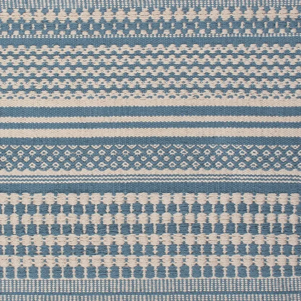 Nova Home Samaira Hand Woven Rug - 100% Cotton - 90x160 Cm - Blue product thumbnail 3
