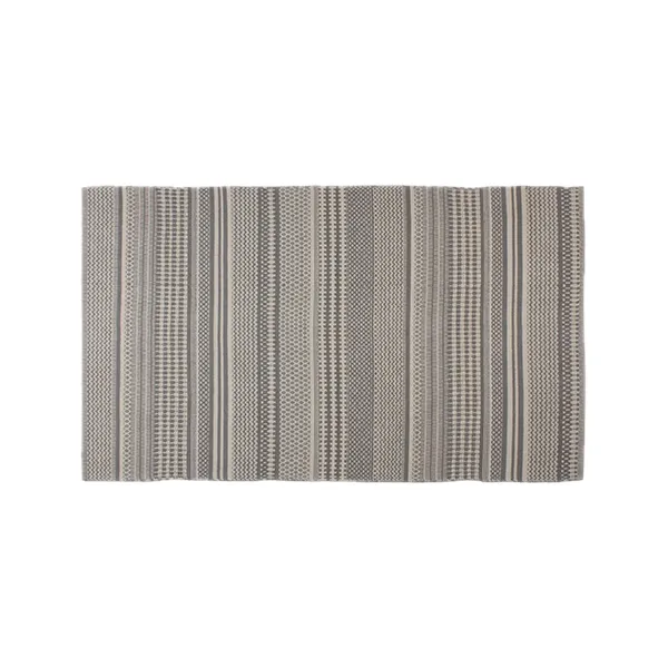 Nova Home Samaira Hand Woven Rug - 100% Cotton - 90x160 Cm - Grey product thumbnail 2