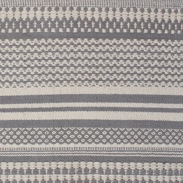 Nova Home Samaira Hand Woven Rug - 100% Cotton - 90x160 Cm - Grey product thumbnail 3