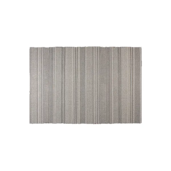 Nova Home Samaira Hand Woven Rug - 100% Cotton - Grey (Available in sizes) product thumbnail 2