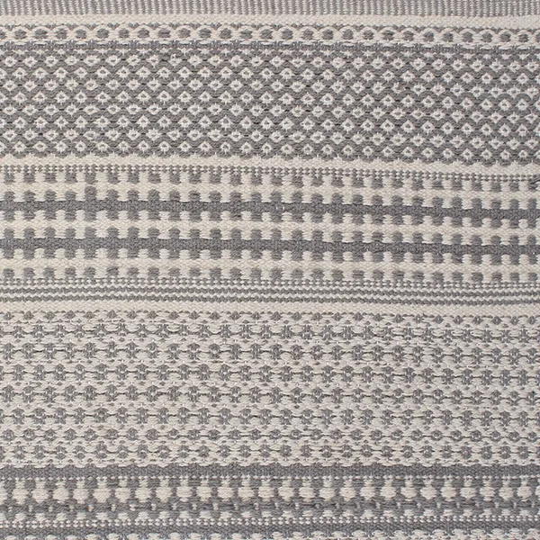 Nova Home Samaira Hand Woven Rug - 100% Cotton - Grey (Available in sizes) product thumbnail 3