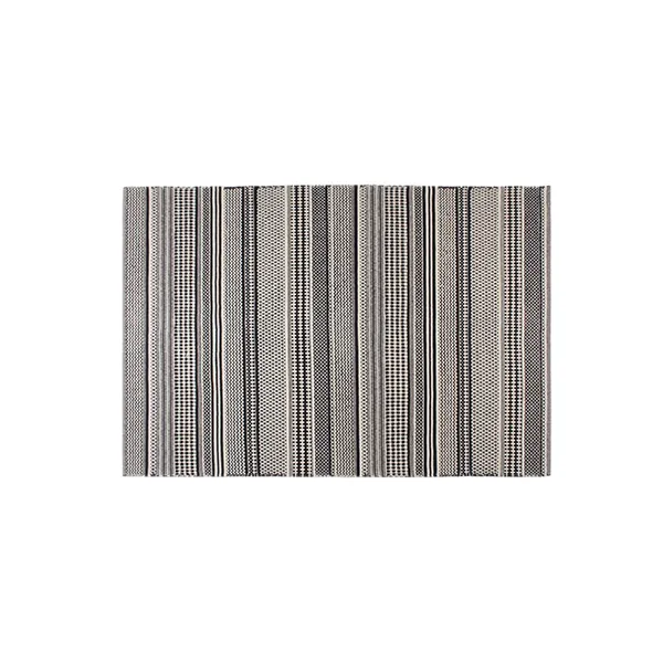 Nova Home Samaira Hand Woven Rug - 100% Cotton - 120x180 Cm - Black product thumbnail 2