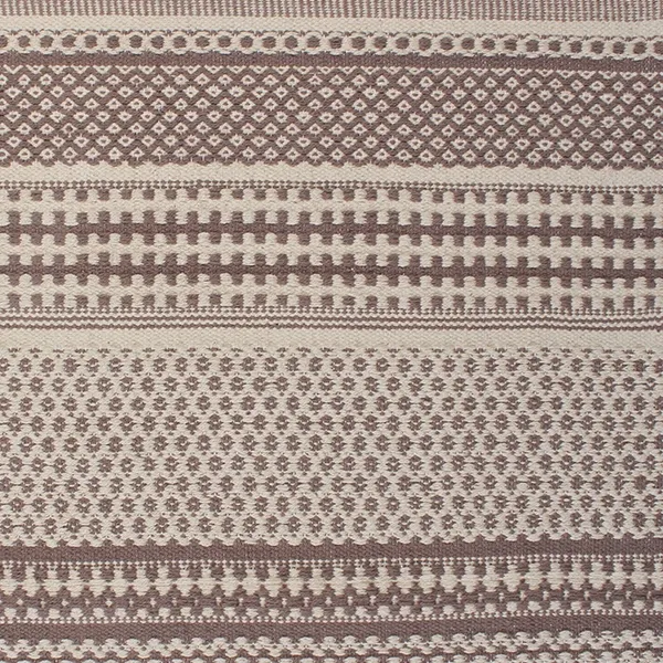 Nova Home Samaira Hand Woven Rug - 100% Cotton - Brown (Available in sizes) product thumbnail 3