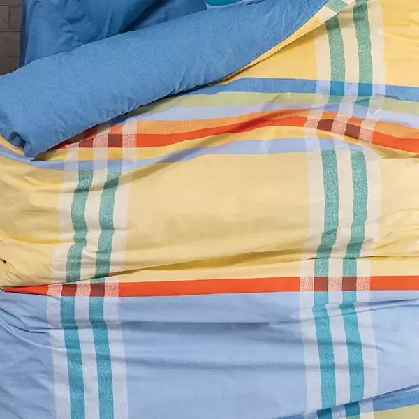 Nova Home Basis Duvet Cover Set - 100% Cotton - Single & Twin - 3 Pcs - Multicolor product thumbnail 3