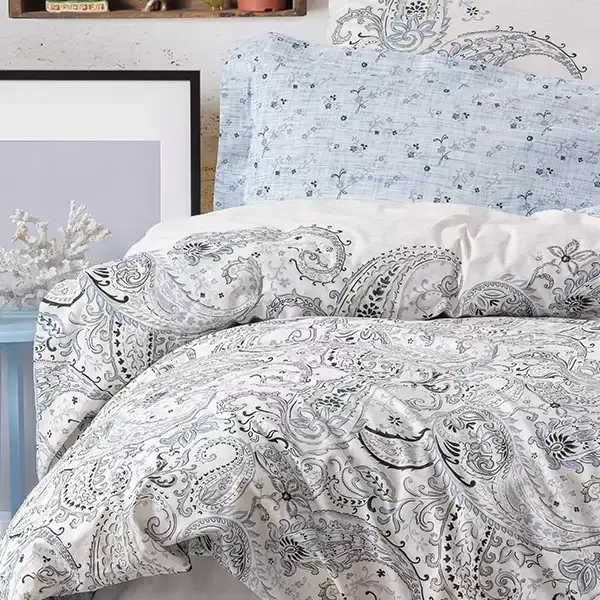 Nova Home Alessi Duvet Cover Set - 100% Cotton - King & Super King - 4 Pcs - Multicolor product thumbnail 4