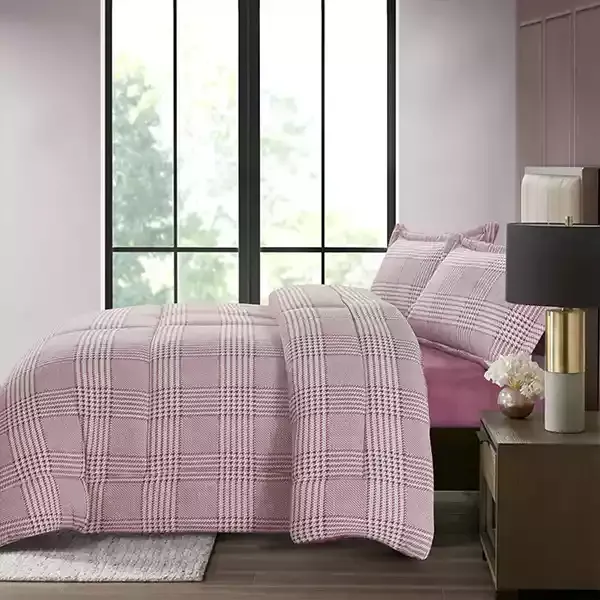 Nova Home Sketch Winter Printed Flannel Comforter Set - Purple (Available in Sizes) product thumbnail 2