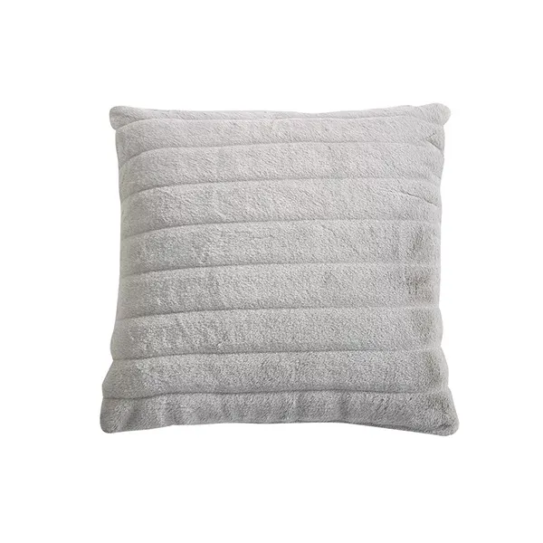 Nova Home Amara Fur Cushion Cover - 45x45 cm - Grey product thumbnail 4