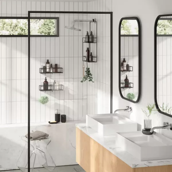 Umbra "Cubiko" Shower Shelf - Metal - Black product thumbnail 5