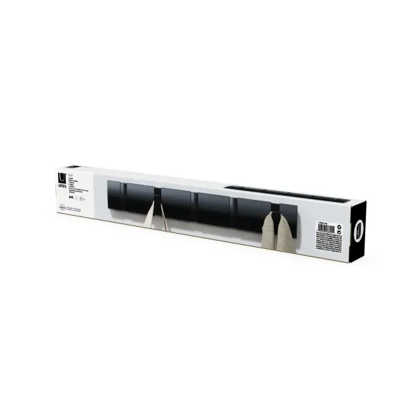 Umbra "Flip" 5 Wall Hook - Wood - Black product thumbnail 8