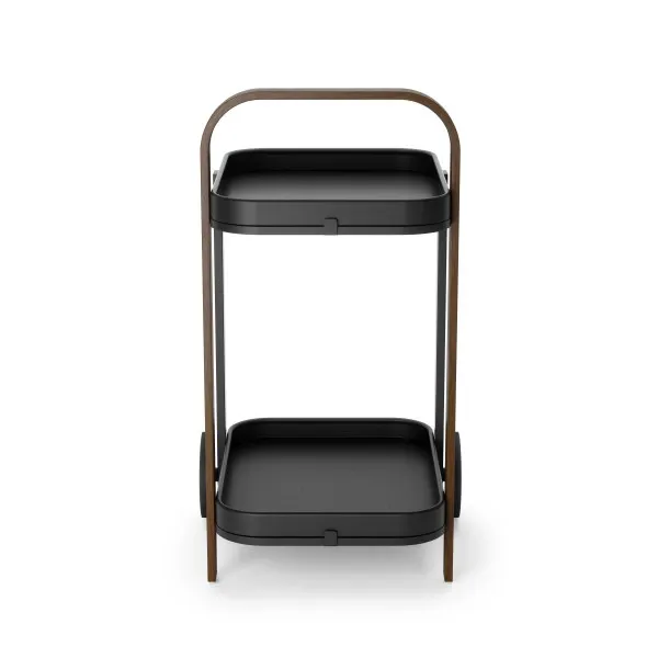 Umbra "Bellwood" Kitchen Trolley - Wood - Black & Walnut product thumbnail 7