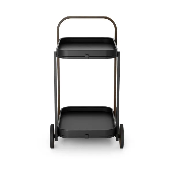 Umbra "Bellwood" Kitchen Trolley - Wood - Black & Walnut product thumbnail 10