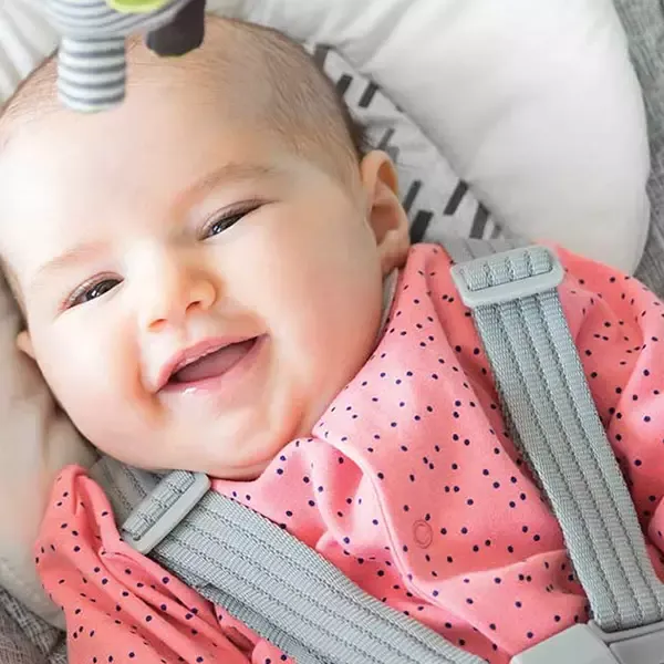 Joie Excursion Change & Bounce Travel Cot - Portrait - Grey product thumbnail 7