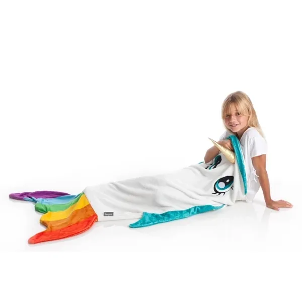 Kanguru Rainbow Fish Kids' Blanket - 135 Cm - Multicolor product thumbnail 2