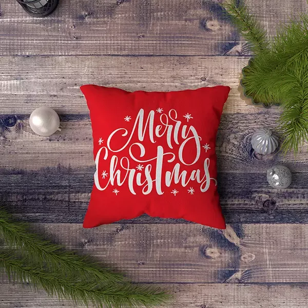 Nova Home Christmas Cushion Cover - 45x45 cm - Red product thumbnail 2