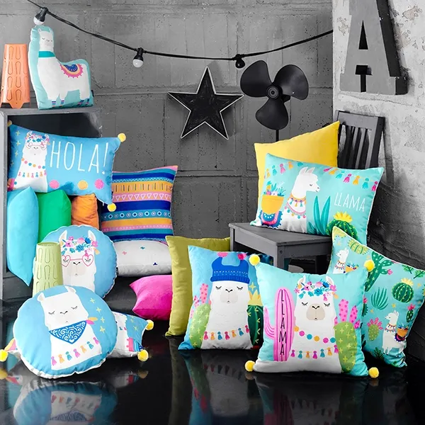 Nova Home Lama Cushion Cover - 45x45 Cm - Multicolor product thumbnail 2