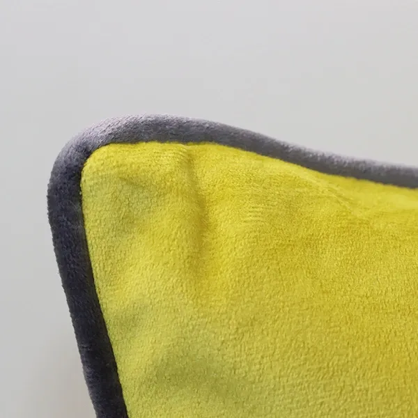 Nova Home Velvet Cushion Cover - 47x47 cm - Dark Yellow product thumbnail 3