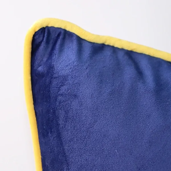 Nova Home Velvet Cushion Cover - 47x47 cm - Navy product thumbnail 3