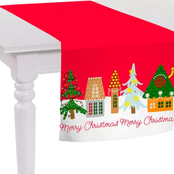 Nova Home Christmas Runner - 40x140 cm - Red product thumbnail 2